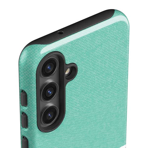 Teal and Grey Stripes Galaxy S25 Plus Impact Case